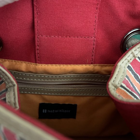 Red Purse Naturalizer Y2K Summer Purse /Boho Handbag / Beach Bag/ Red , … - Picture 6 of 13